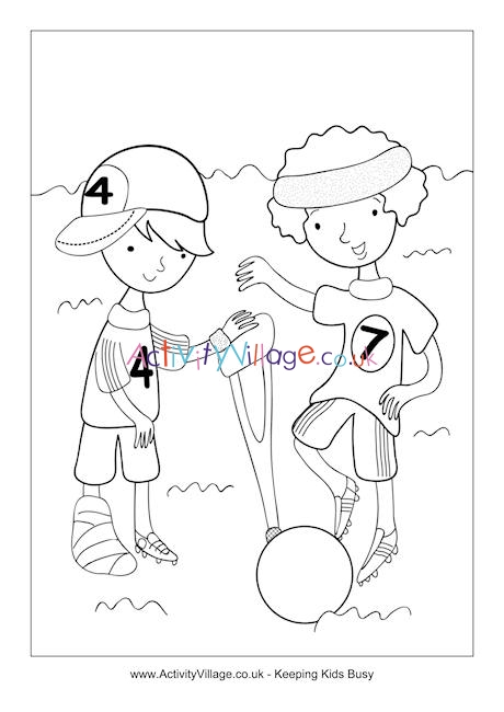 broken leg coloring pages