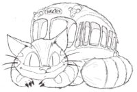 totoro coloring pages free