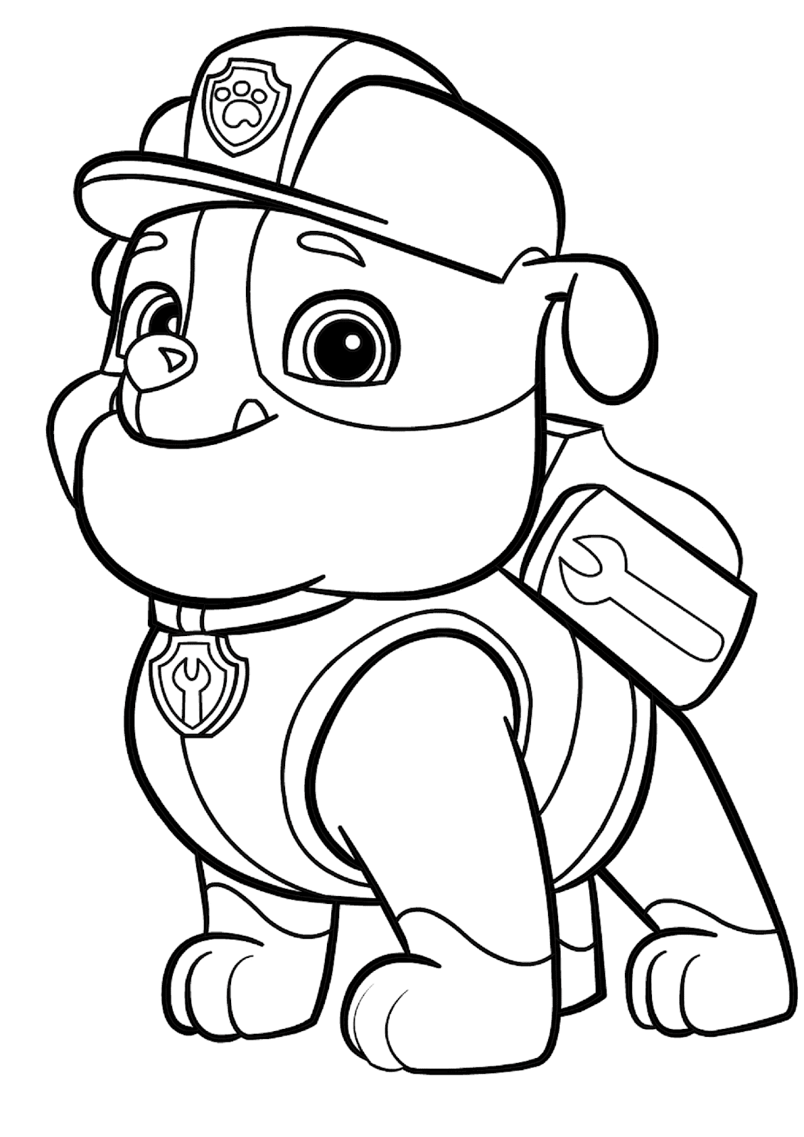 paw patrol malvorlage