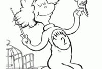 thing 1 and thing 2 coloring page