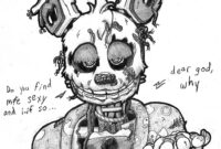 springtrap fnaf coloring pages