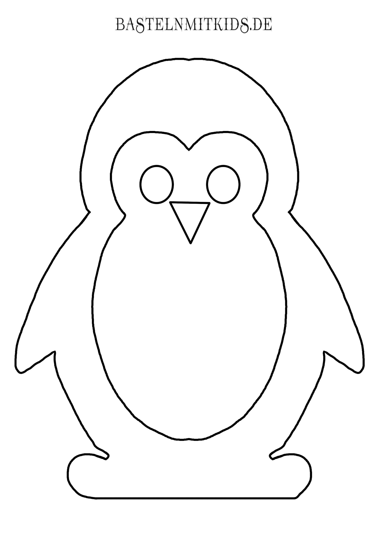 pinguin umriss