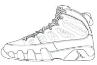 air force shoes coloring pages