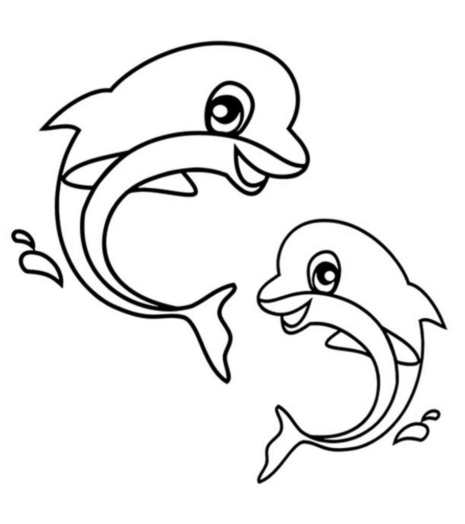 cute sea animal coloring pages