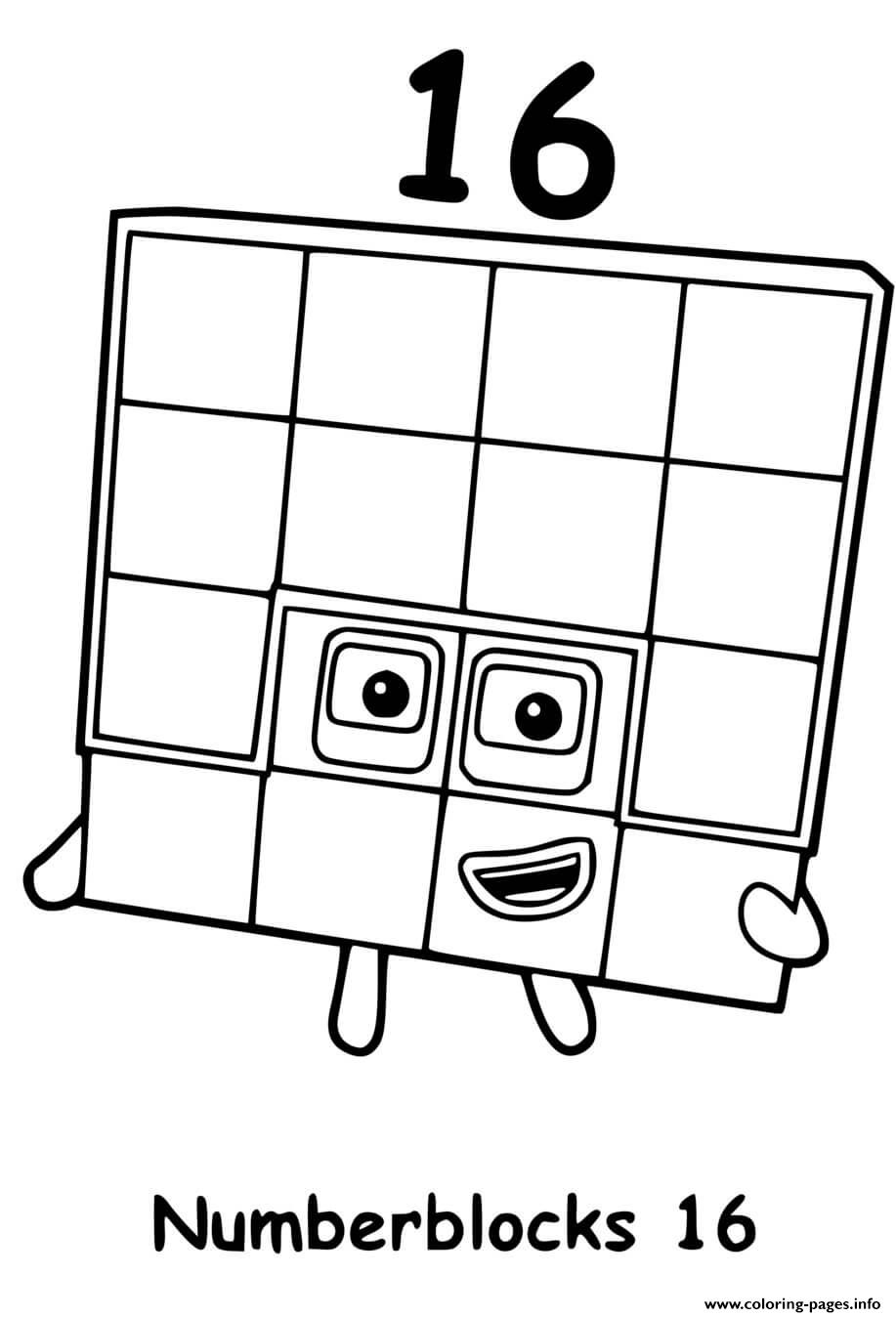 Numberblocks Coloring Book Coloring | Images and Photos finder