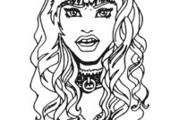 cute goth coloring pages