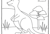 australian animal coloring pages