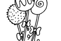 cake pop coloring pages