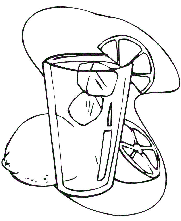 lemonade stand coloring pages