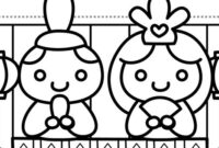 hinamatsuri coloring pages