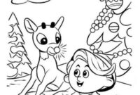 hermey the elf coloring page