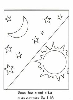 night and day coloring page