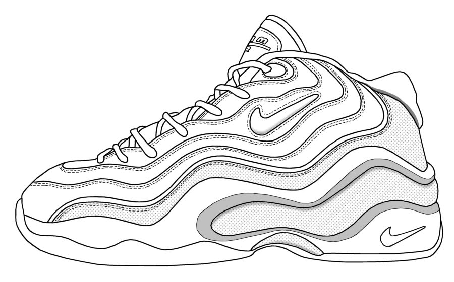 coloring pages nike