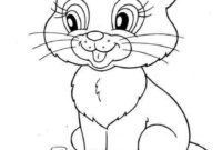 unicorn kitten coloring page