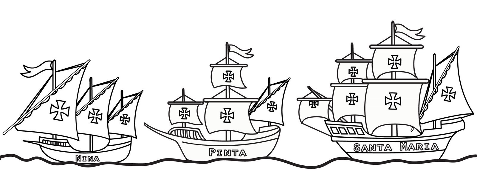 columbus day coloring page