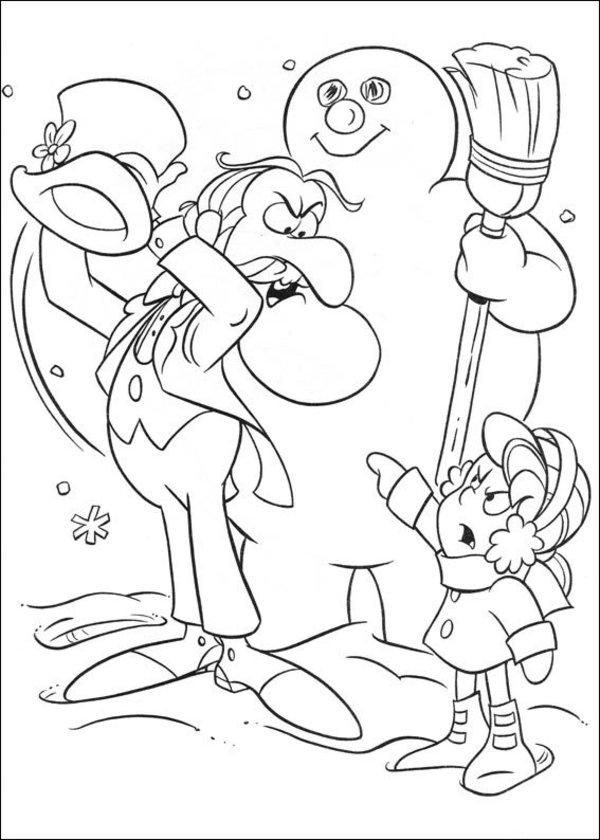 Free Printable Frosty the Snowman Coloring Pages - Best Coloring Pages