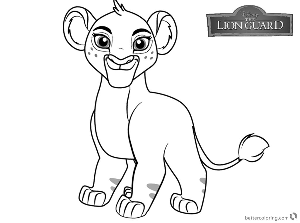 the lion guard coloring pages