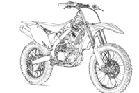 motorbike coloring pages