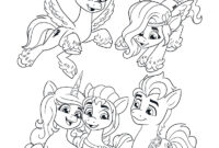 new generation my little pony coloring pages