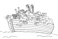 free noah 039 s ark coloring pages