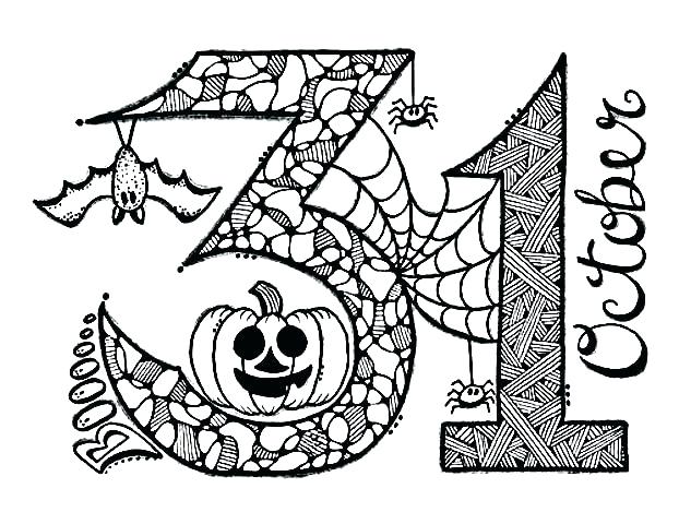 free october coloring pages