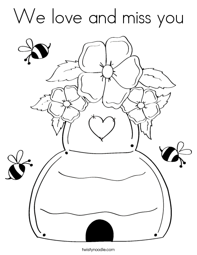 We Will Miss You Coloring Pages - Coloring Home