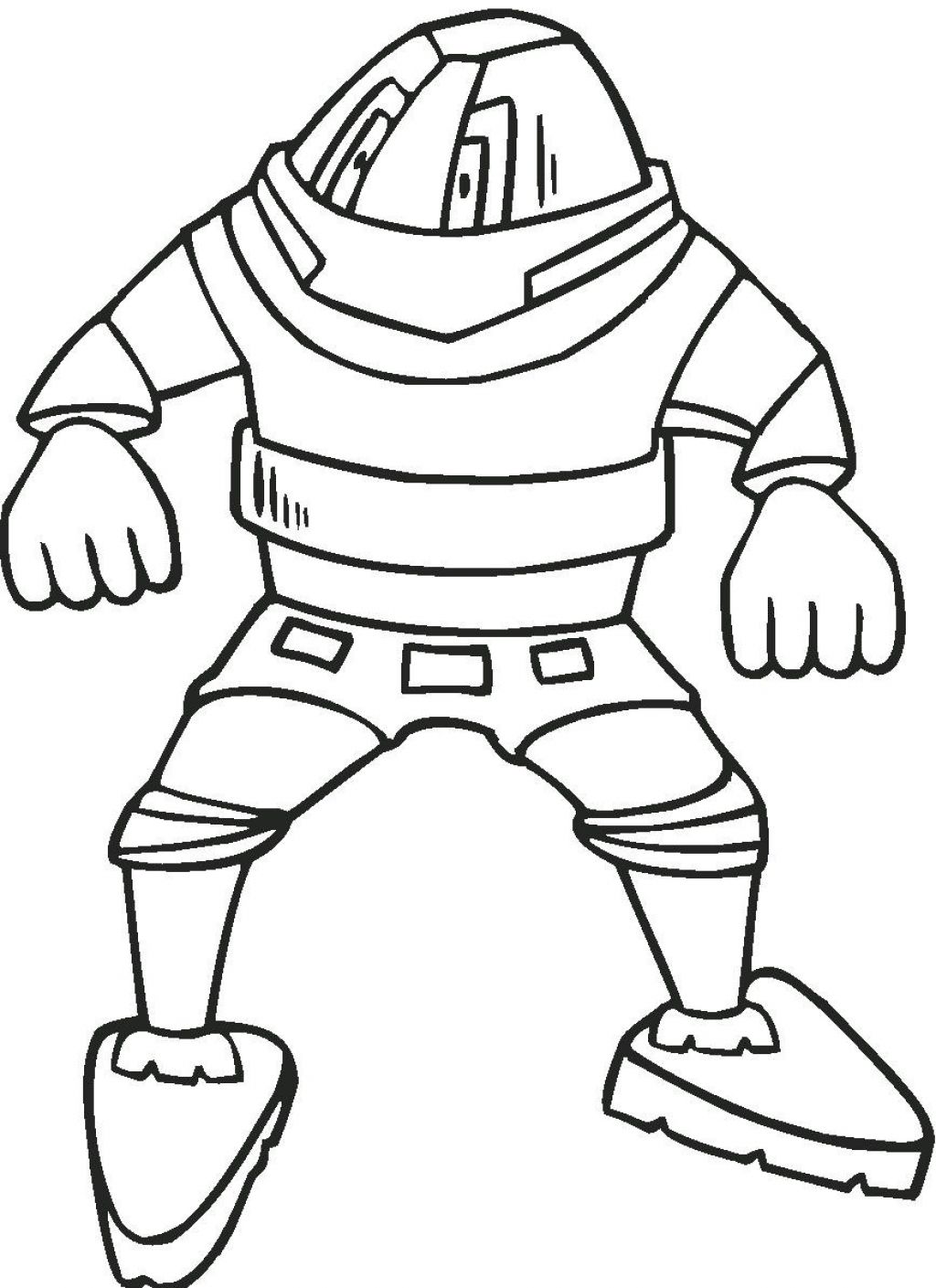 detailed robot coloring pages