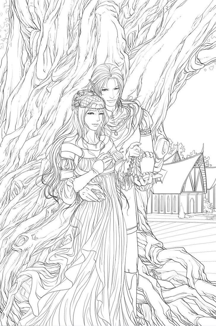 realistic couple coloring pages for adults