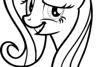 fluttershy coloring pages