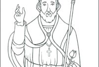 free printable catholic saints coloring pages