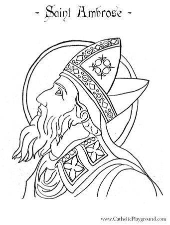 Saints Coloring Pages – Catholic Playground