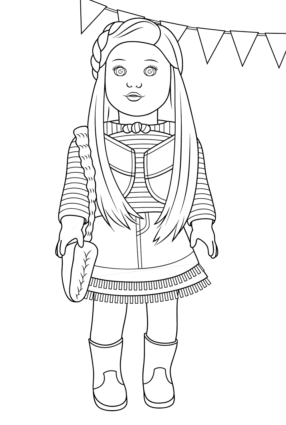 coloring pages dolls