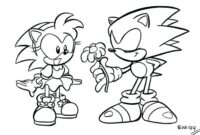 baby sonic coloring pages