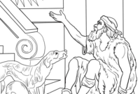 rich man and lazarus coloring page