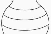 empty vase coloring page