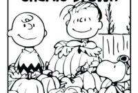 great pumpkin charlie brown coloring pages