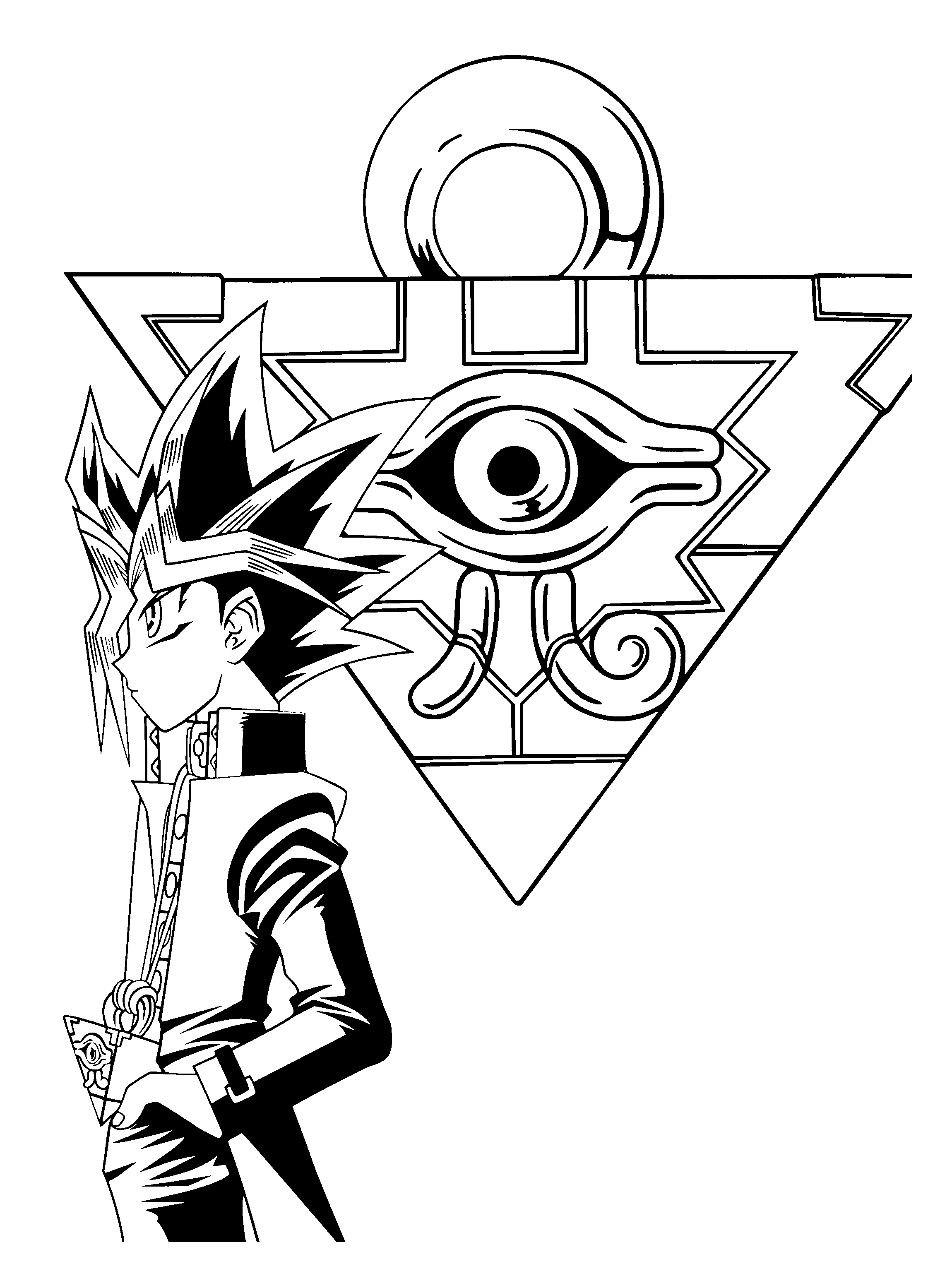 dessin a colorier et a imprimer yu gi oh