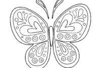 mandala butterfly coloring pages