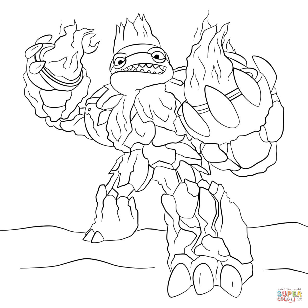 skylanders coloring page