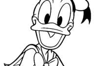 donald duck coloring pages