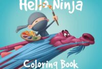 hello ninja coloring pages