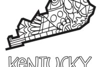 kentucky coloring page