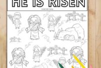 lds easter coloring page