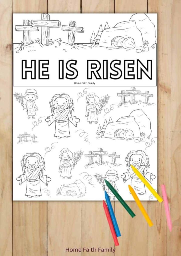 lds easter coloring page