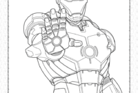 zombie iron man coloring pages