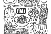 italy coloring pages for adults