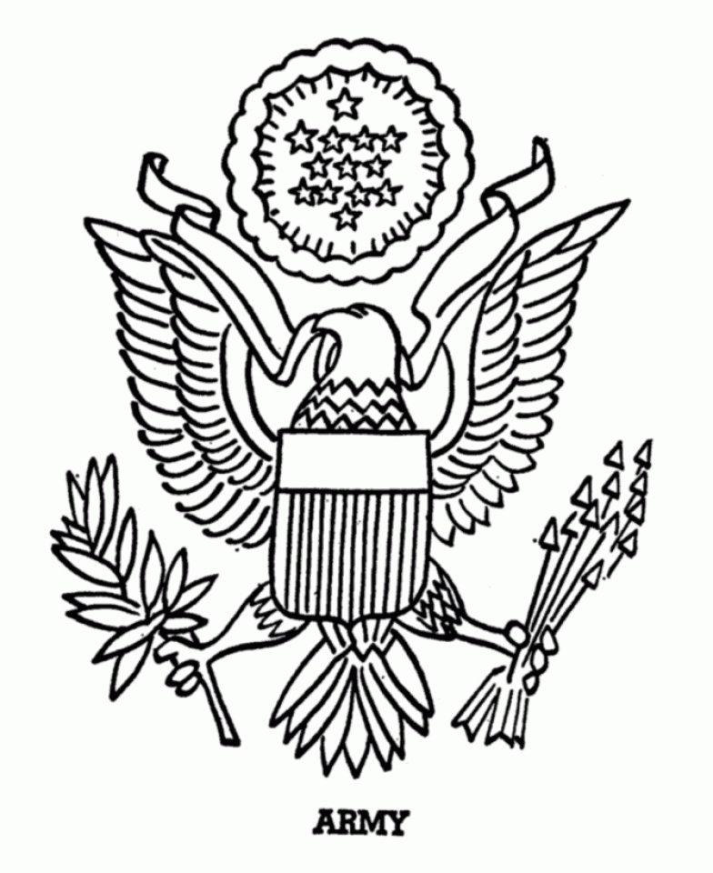 branches of the military coloring pages