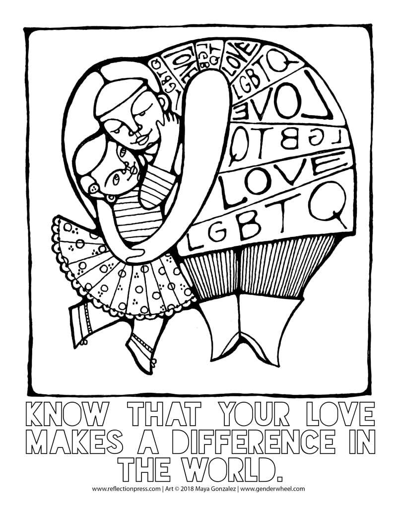 transgender coloring pages