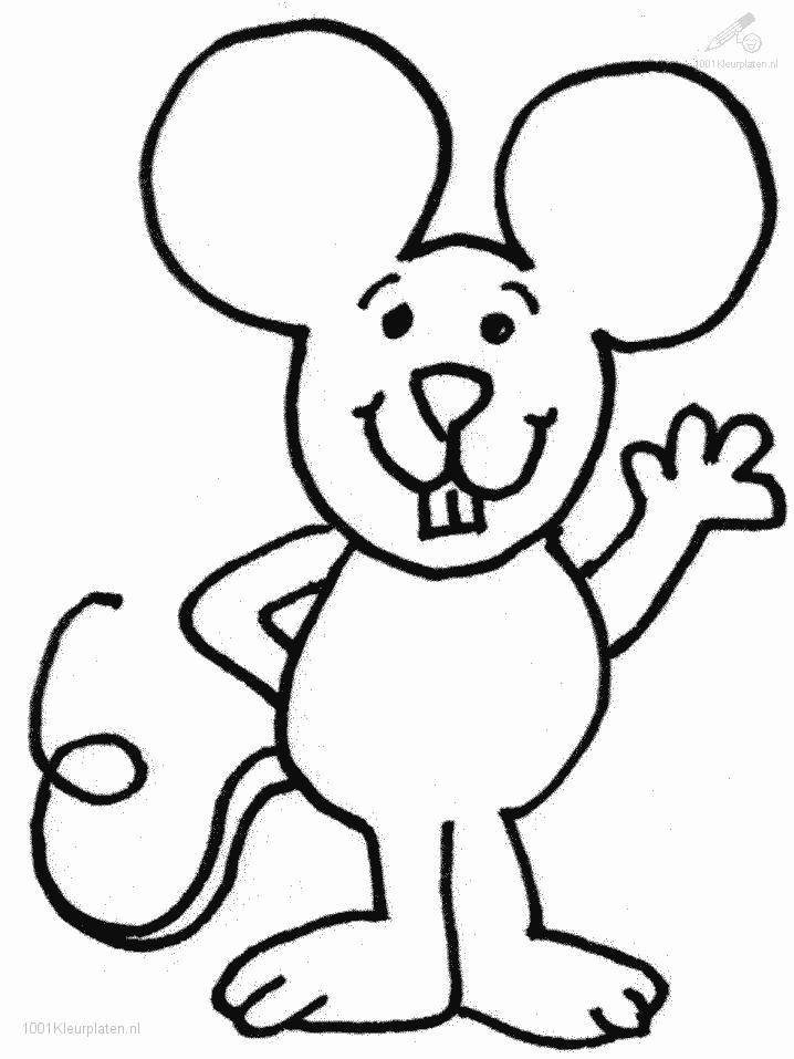 mouse coloring pages to print