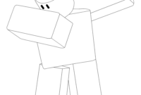 roblox coloring pages noob